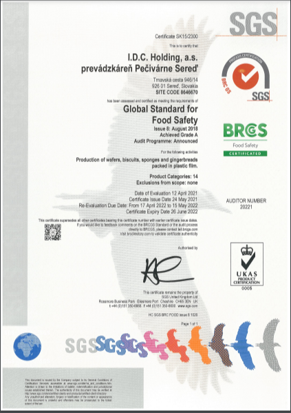 BRC Pecivarne Sered 2021.PDF